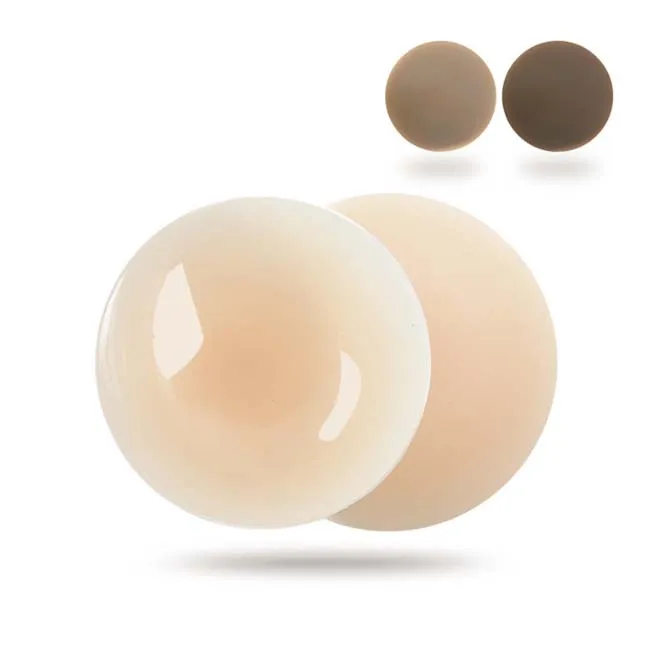 Niet -lijm siliconen tepel deksel herbruikbaar in naakt