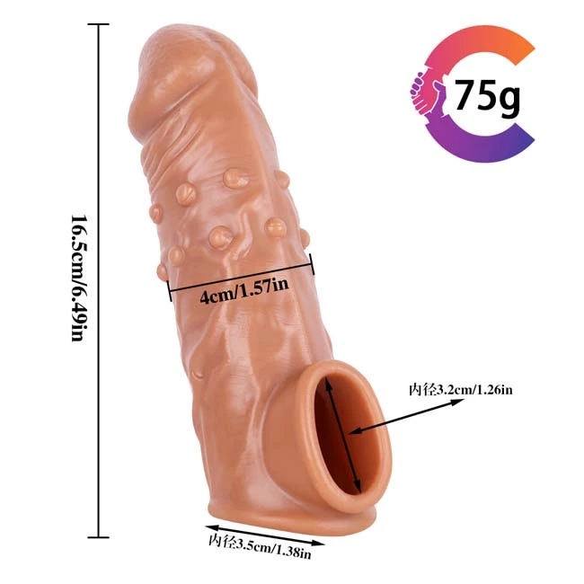 Seksspeelgoed exotische penis schede verlenging wearables voor mannen